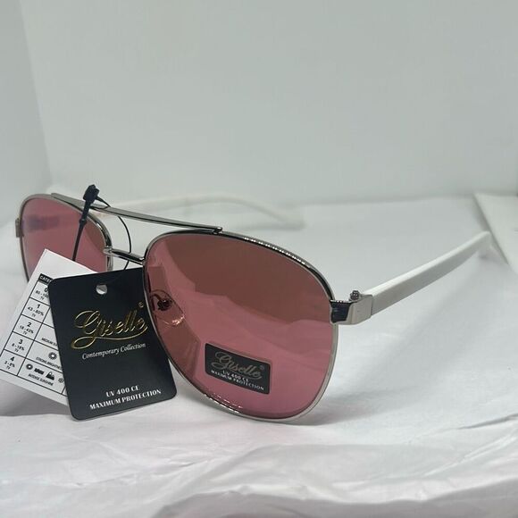 Giselle Aviator Women’s Mirrored Sunglasses - Picture 1 of 3